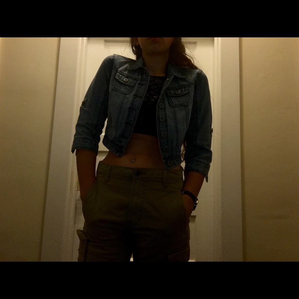 Cropped Denim Jacket